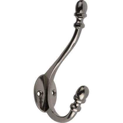 Black Nickel Decorative Tipped Hat &amp; Coat Hook - Wall/Door Mountable - Decohooks Price Comparisons | Compare The Build