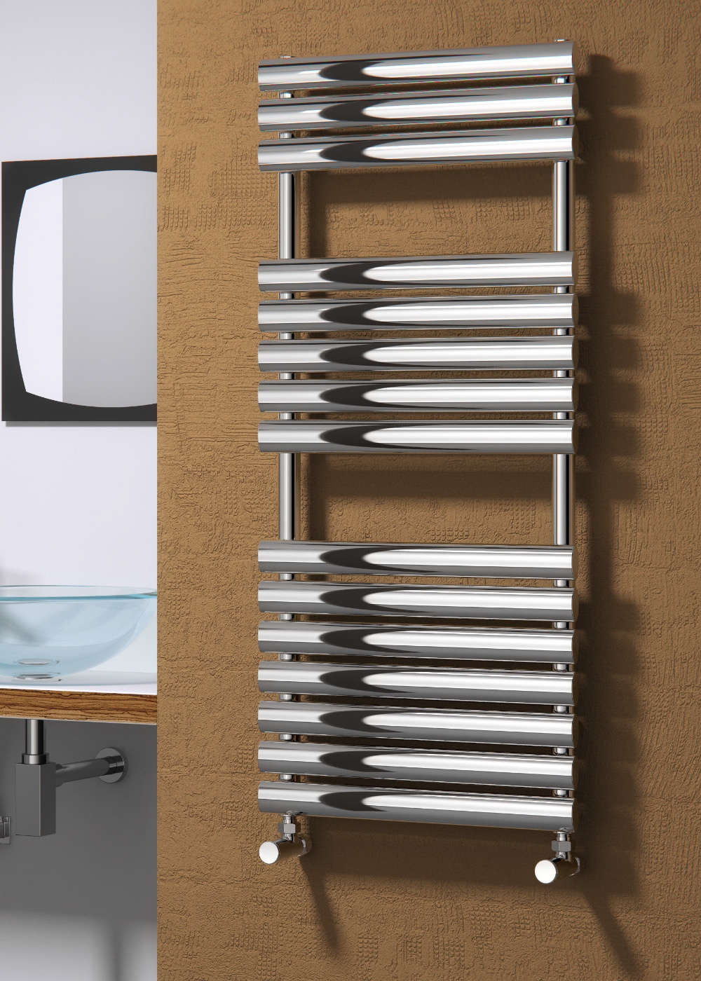 Reina Helin Stainless Steel Rail, Polished, 826x500mm Price Comparisons | Compare The Build