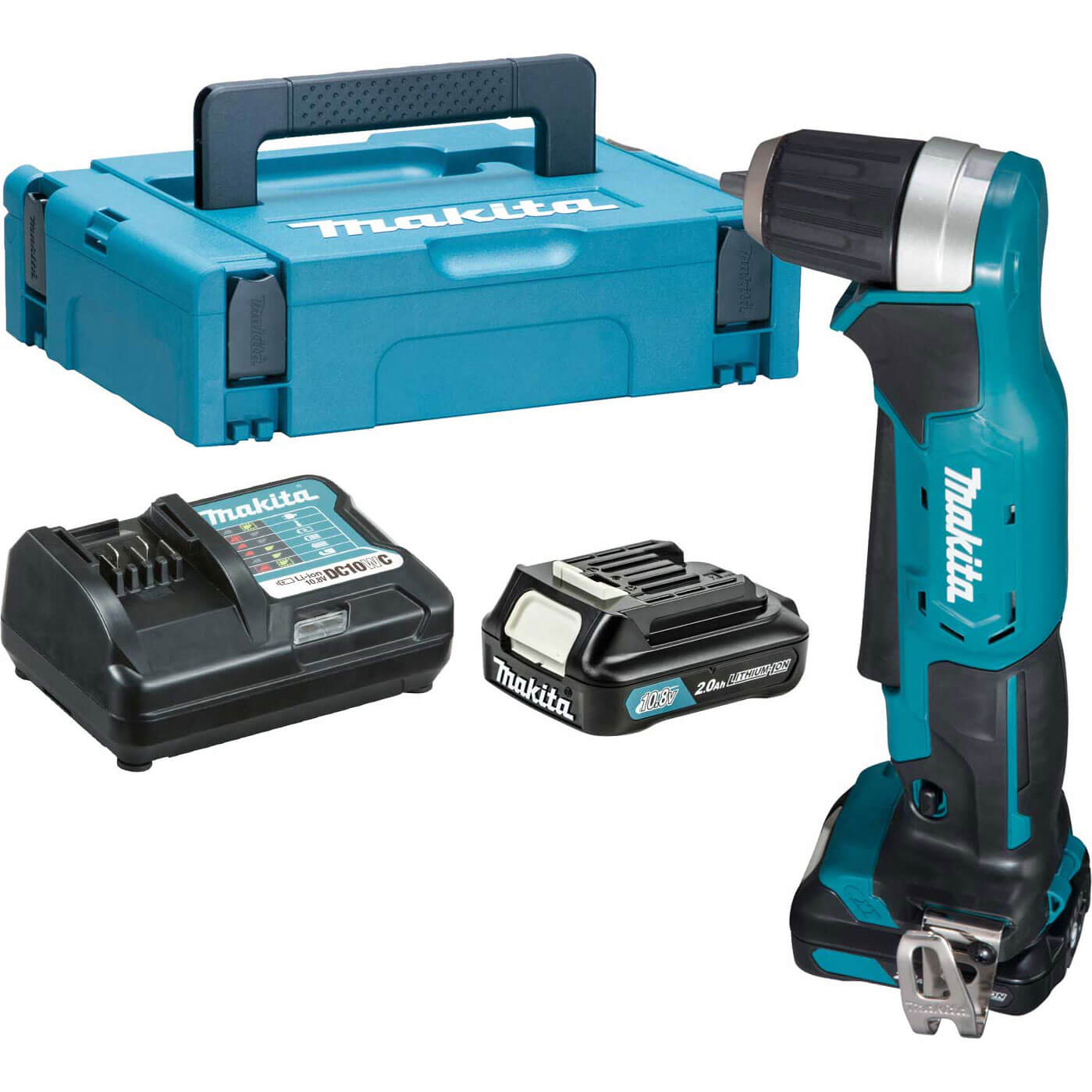 Makita DA333D 12v Max CXT Cordless Angle Drill 2 x 2ah Li-ion Charger Case | Compare The Build