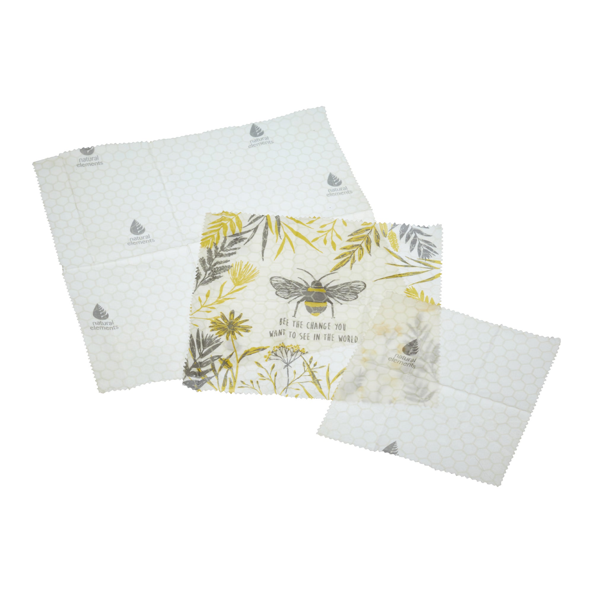 KitchenCraft Set of 3 Beeswax Food Wraps Grey and Yellow Price Comparisons | Compare The Build