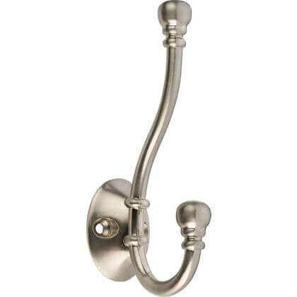 Ball End Hat &amp; Coat Hook - Satin Nickel - Wall/Door Mountable - Decohooks Price Comparisons | Compare The Build