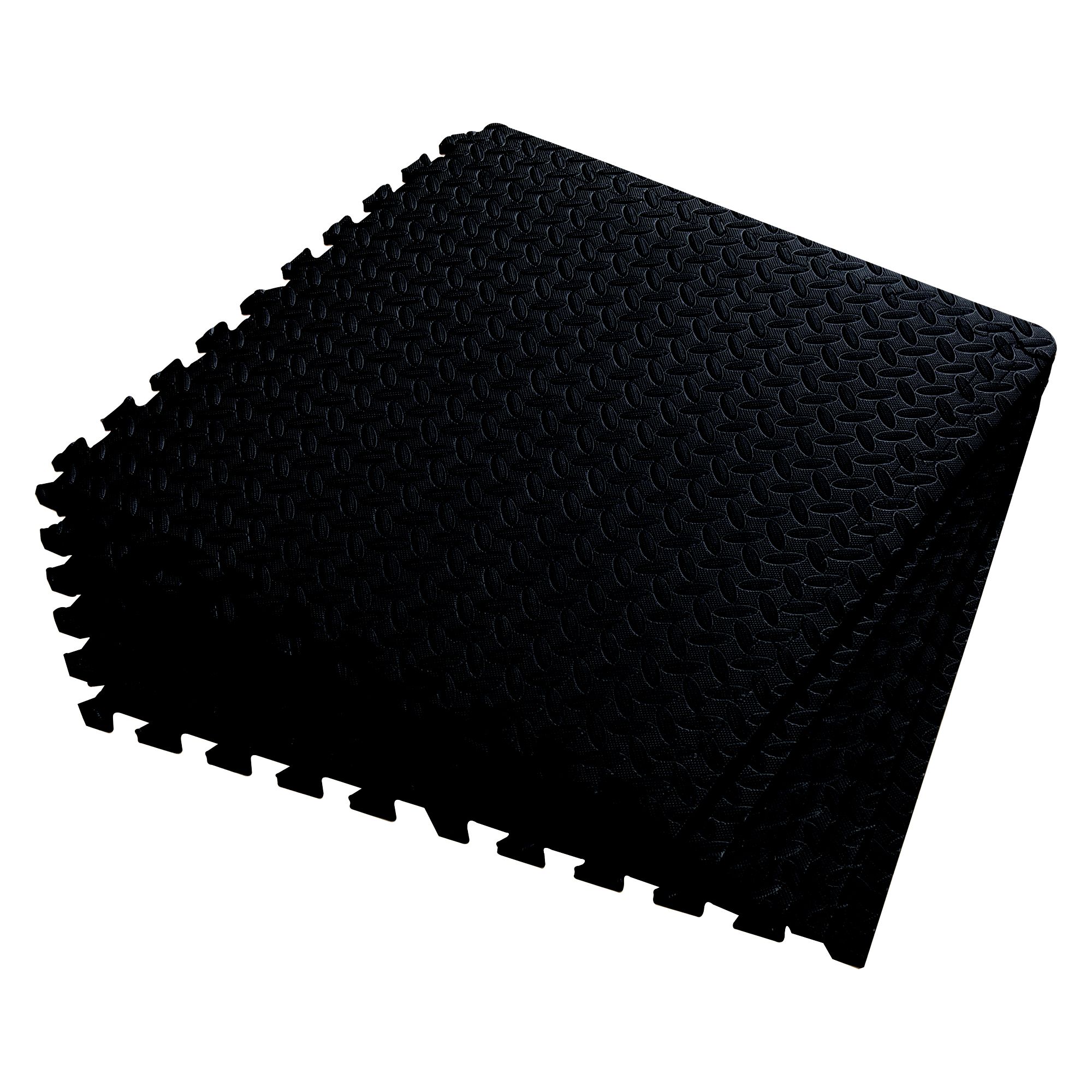 Floor Protection Black Interlocking Floor Tile 2.16M², Pack Of 6 Price Comparisons | Compare The Build