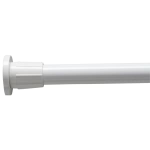 Croydex Bathroom Shower Curtain Rod 6ft - White | Compare The Build