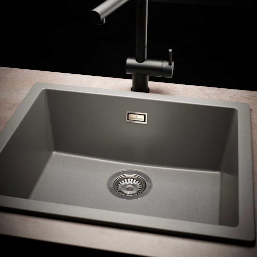 Reginox Amsterdam 50 Integrated Single Bowl  Granite Kitchen Sink Grey Silvery Price Comparisons | Compare The Build