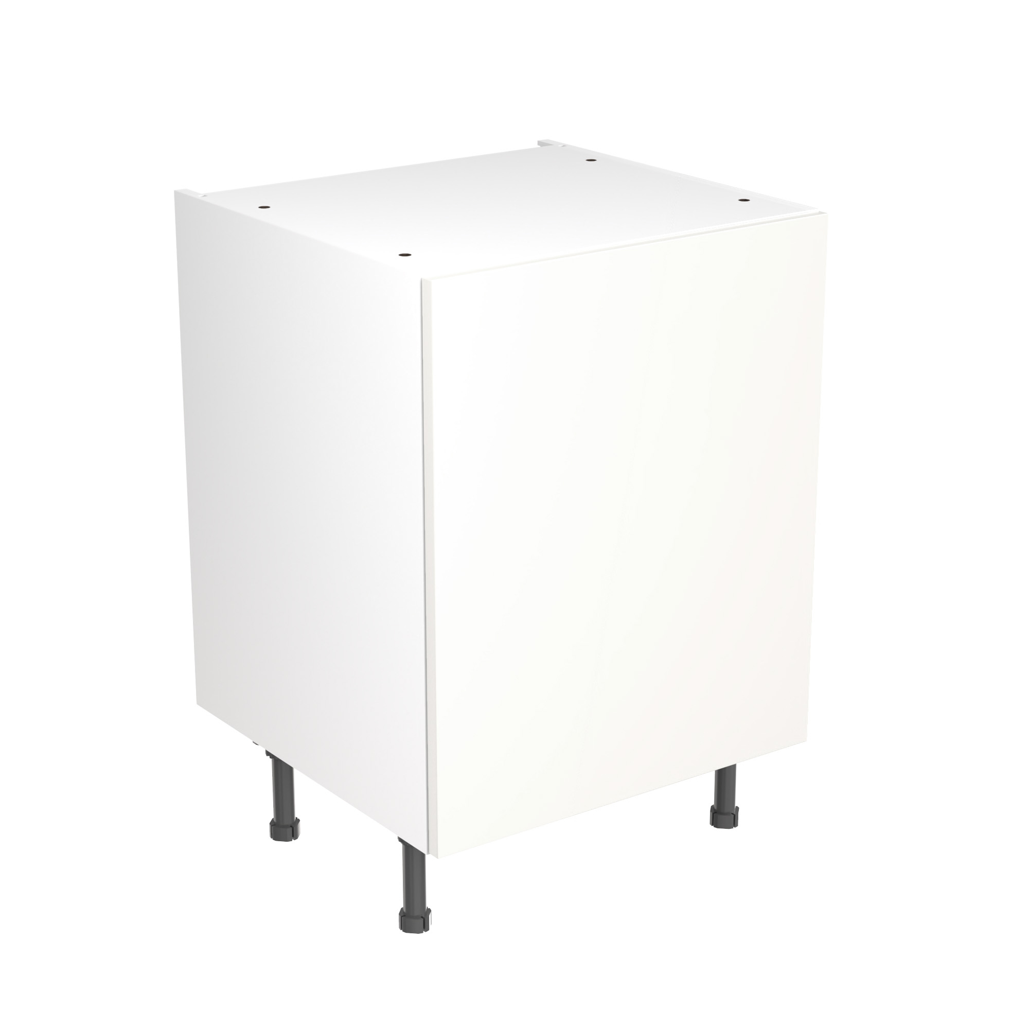 Flatpack Base Unit Ultra Matt White Slab 600mm - FKKF0504 Price Comparisons | Compare The Build