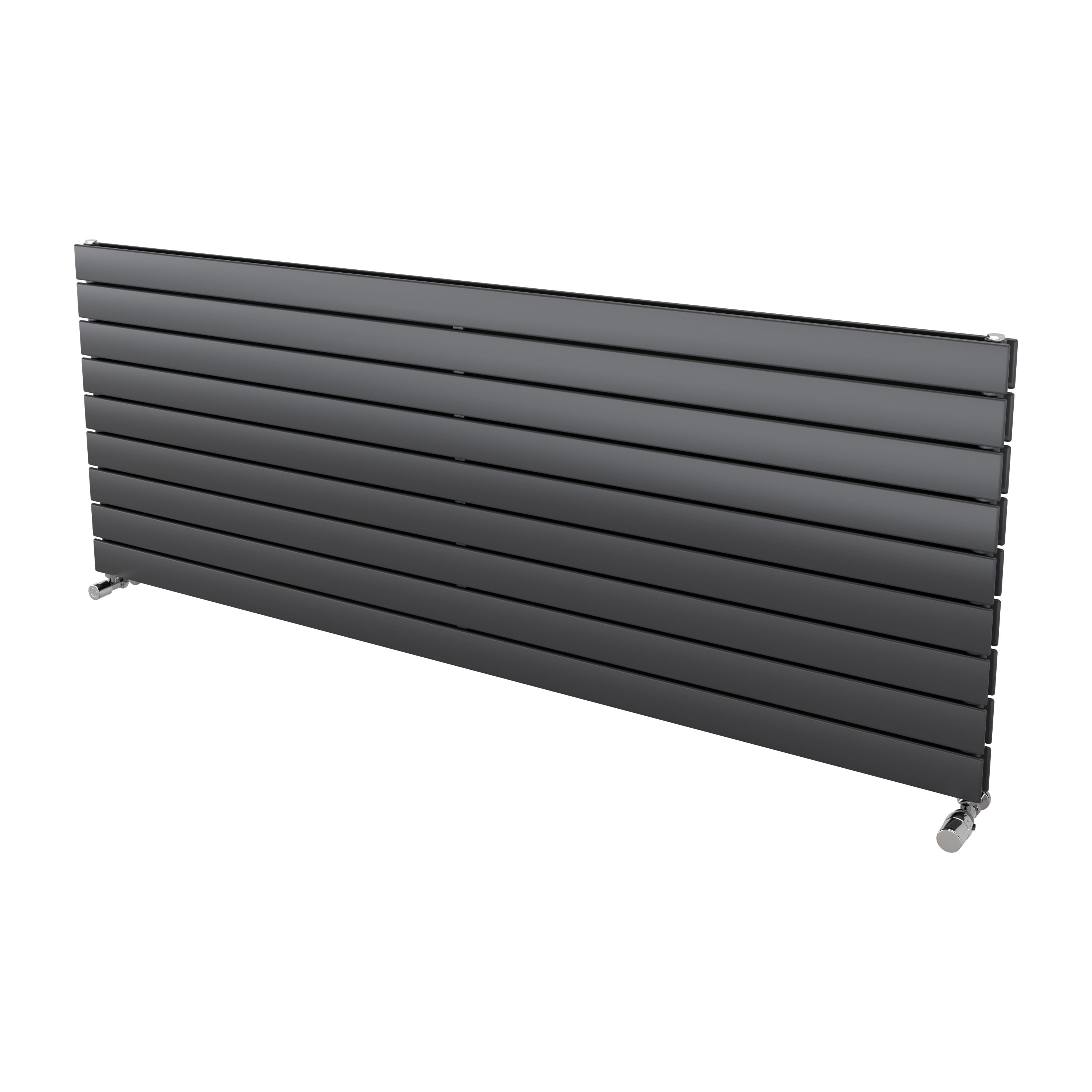 Ximax Vertirad Duplex Satin Anthracite Horizontal Designer Panel Radiator, (W)1800mm X (H)670mm Price Comparisons | Compare The Build