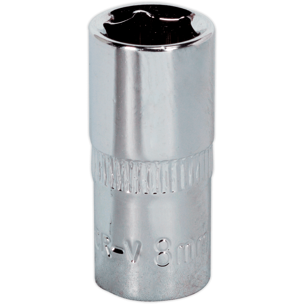 Sealey 1/4" Drive Hexagon WallDrive Socket Metric 1/4" 8mm | Compare The Build