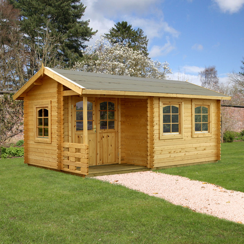 Palmako Susanna 5.3m x 3.2m Log Cabin Garden Building (44mm) Price Comparisons | Compare The Build