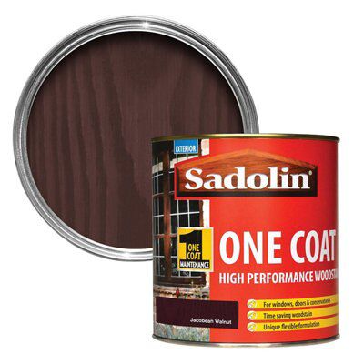 Sadolin Jacobean Walnut Semi-Gloss Wood Stain, 1L | Compare The Build