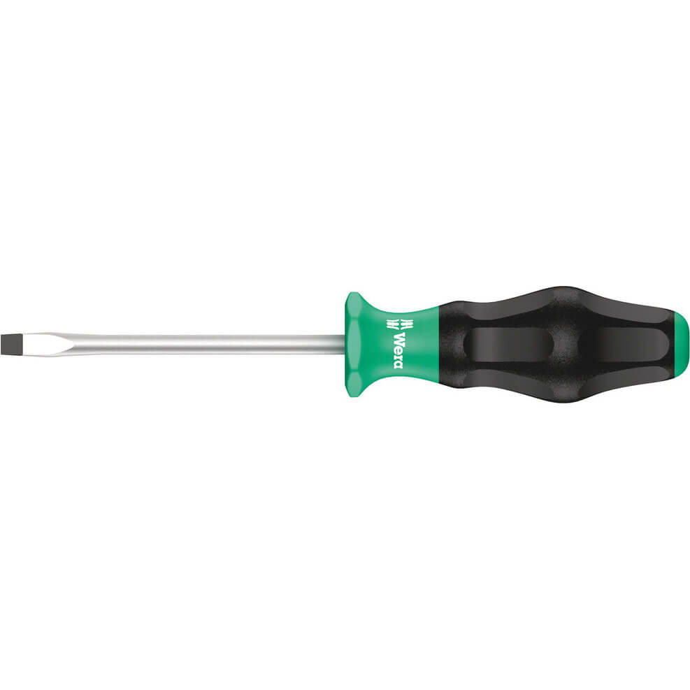 Wera Kraftform Comfort Grip Flared Slotted Screwdriver 8mm 175mm Price Comparisons | Compare The Build