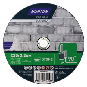 Norton Expert Stone Cutting Disc - 230 x 3.2 x 22.23mm Price Comparisons | Compare The Build