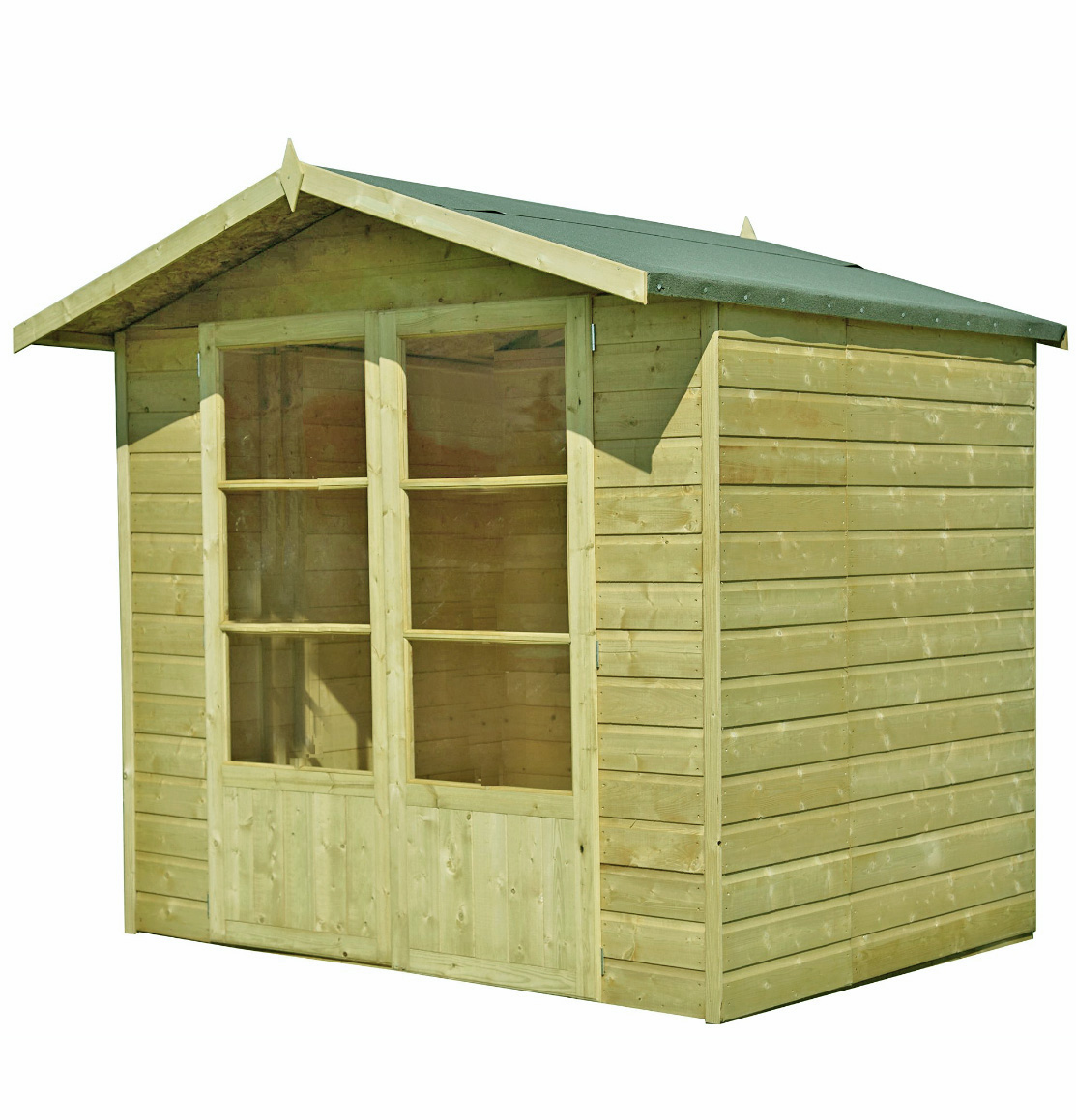 Shire Mumley Summerhouse - Pressure Treated 7ft x 5ft (2.05m x 1.55m) Price Comparisons | Compare The Build