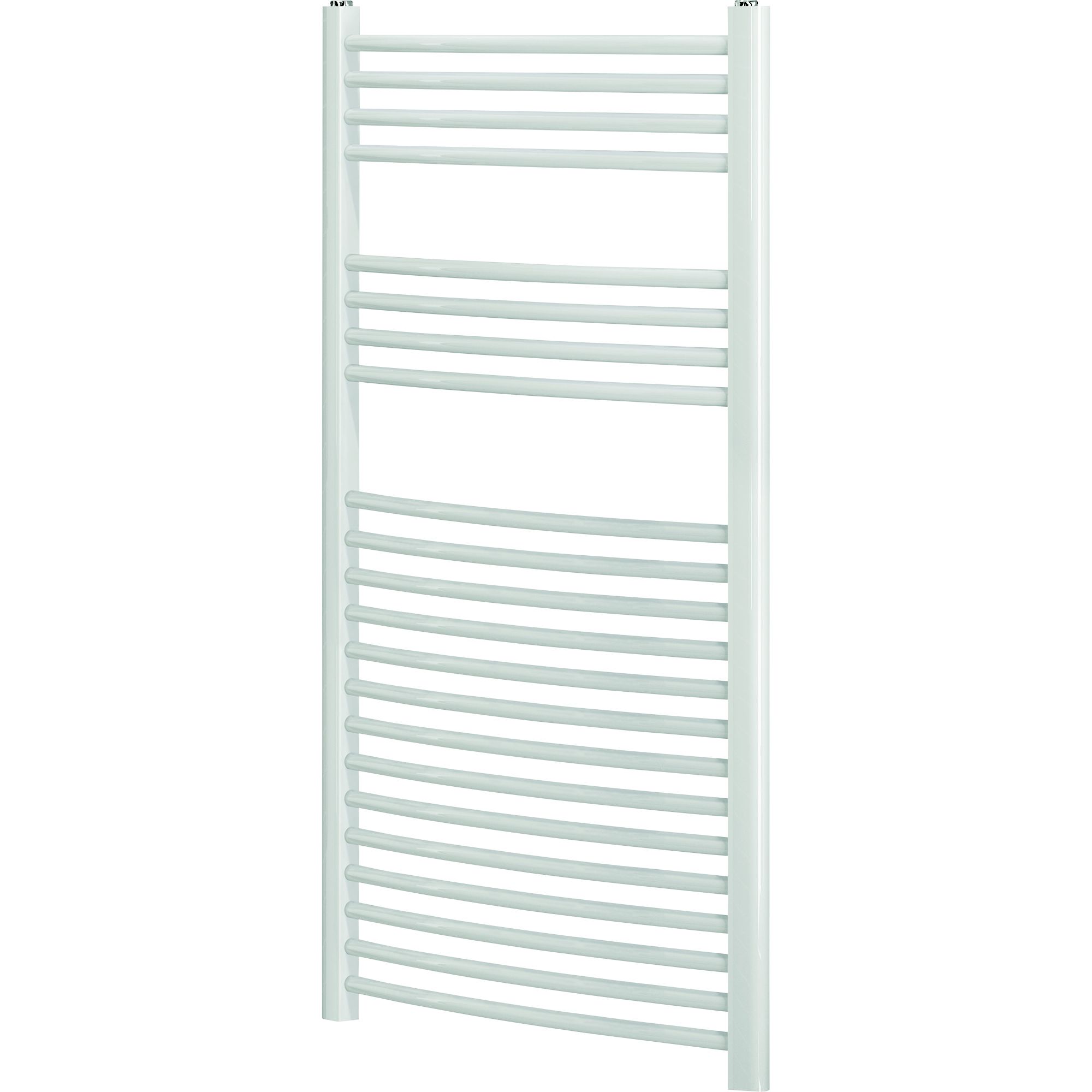 Blyss White 566W Curved Towel Warmer (W)600mm X (H)1100mm Price Comparisons | Compare The Build