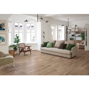 Wickes Maine Oak Wood Effect Porcelain Wall & Floor Tile - 225 x 900mm Price Comparisons | Compare The Build