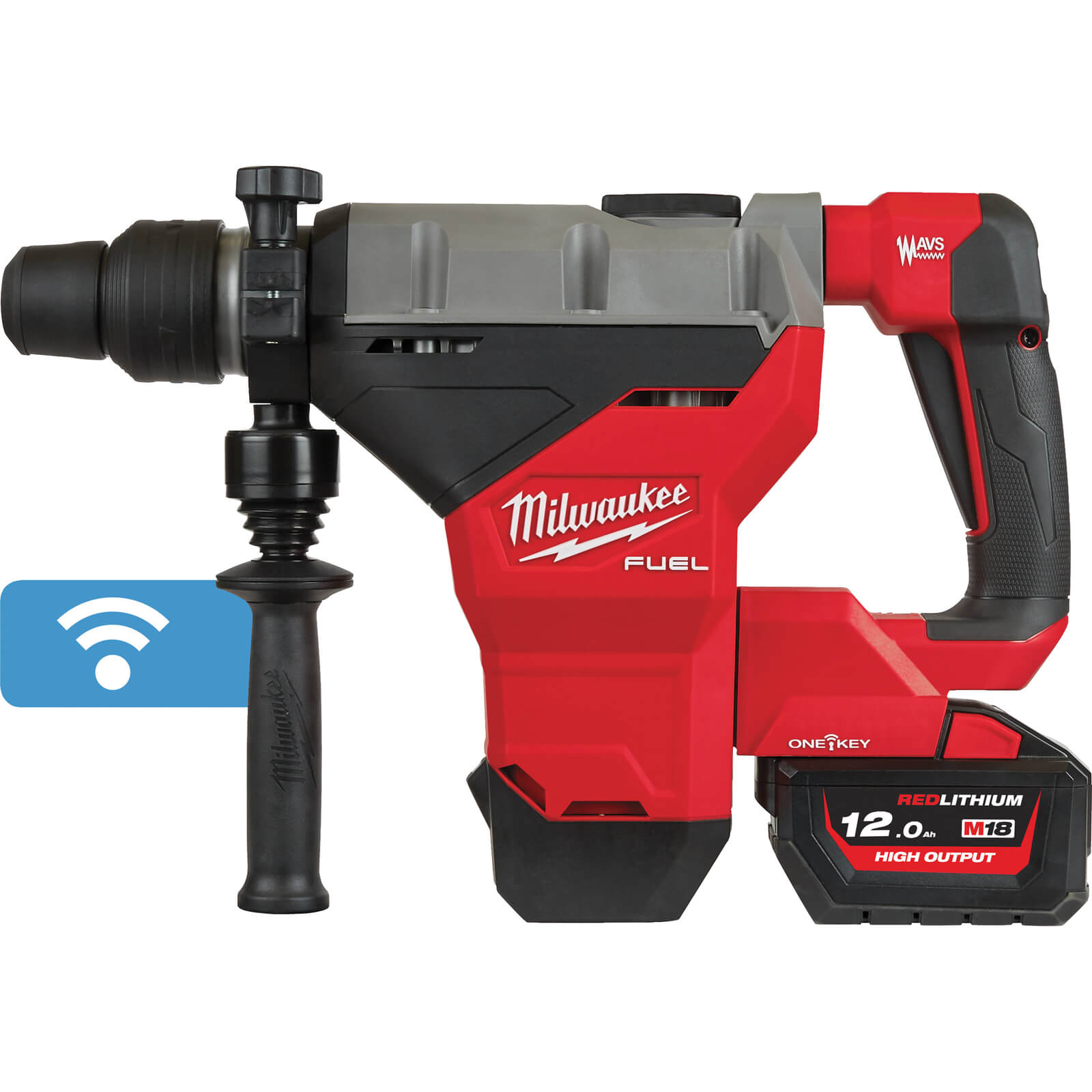 Milwaukee M18 FHM Fuel 18v Cordless Brushless SDS Max Hammer Drill 1 x 12ah Li-ion Charger Case | Compare The Build