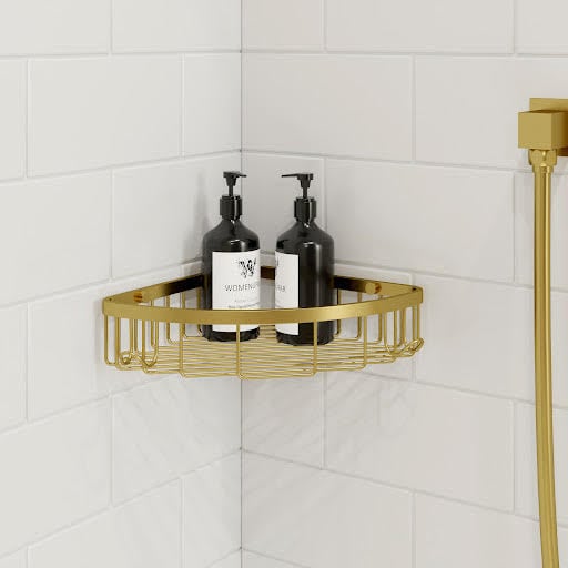 Architeckt Gold Corner Shower Basket Caddy Price Comparisons | Compare The Build