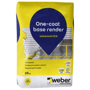 Weber One Coat Base Render - 25kg | Compare The Build