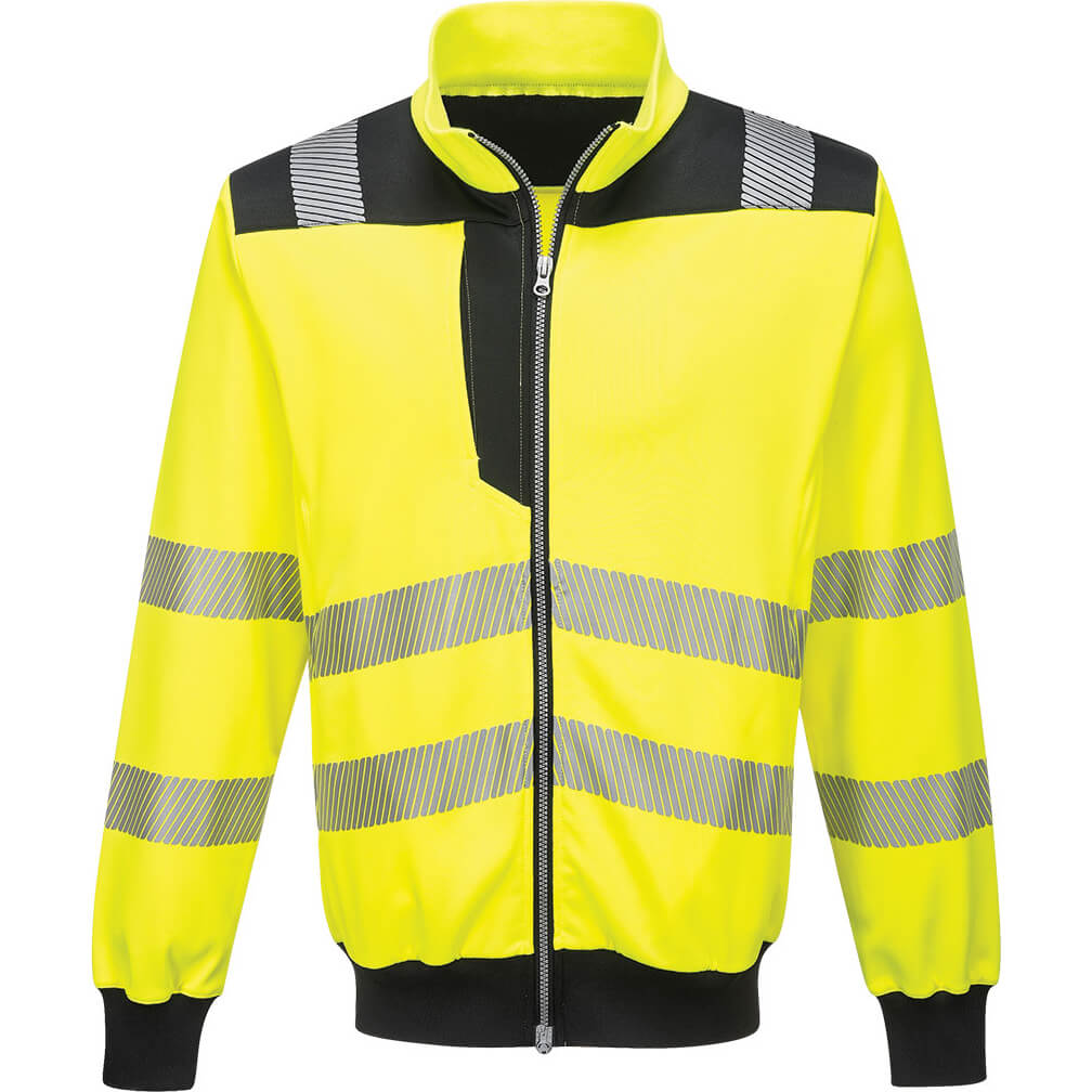 Portwest PW3 Hi Vis Sweatshirt Yellow / Black 5XL Price Comparisons | Compare The Build