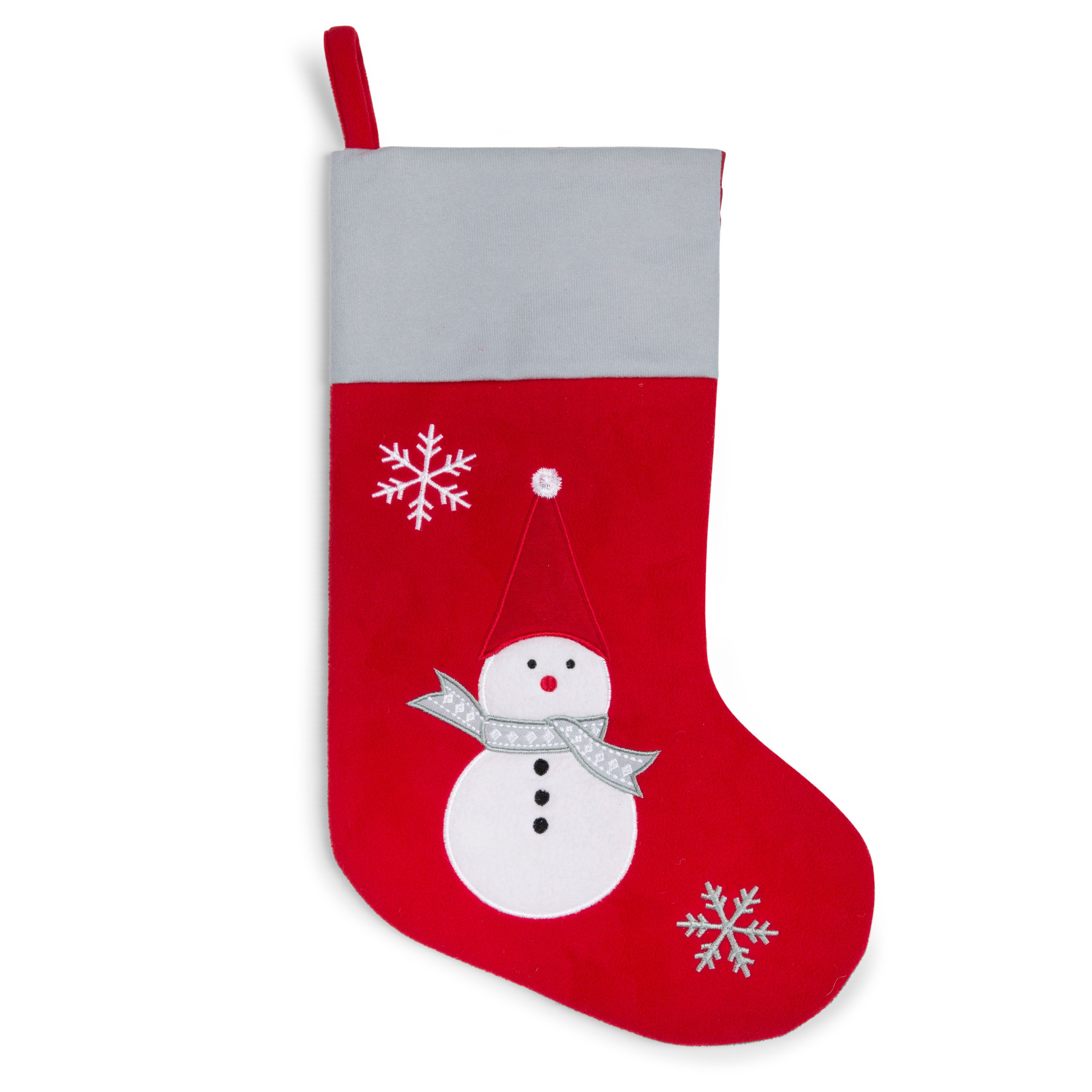 Red & White Snowman Stocking Price Comparisons | Compare The Build