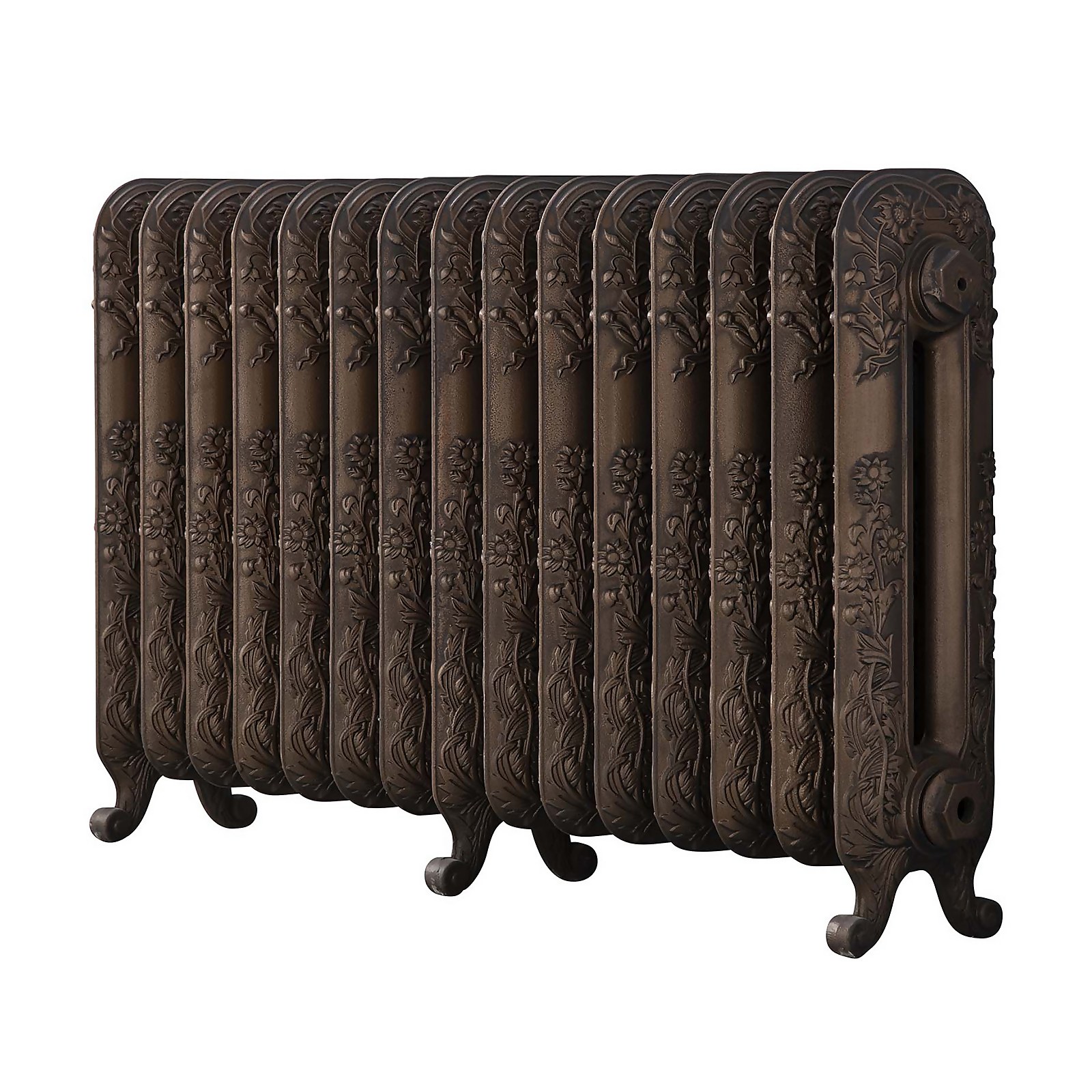 Arroll Cast Iron Radiator 1009 X 600 - Aged Bronze Price Comparisons | Compare The Build