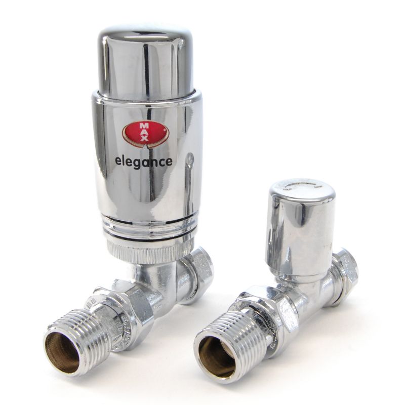 West Thermostatic Valves, Elegance, Chrome Straight | Compare The Build