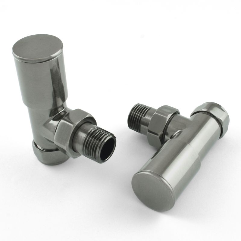 West Manual Valves, Milan, Black Nickel Angled  - 10mm | Compare The Build