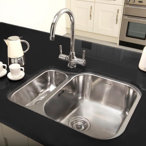 Reginox Alaska Undermount Stainless Steel Kitchen Sink - 1.5 Right Hand Bowl with Waste Included Price Comparisons | Compare The Build