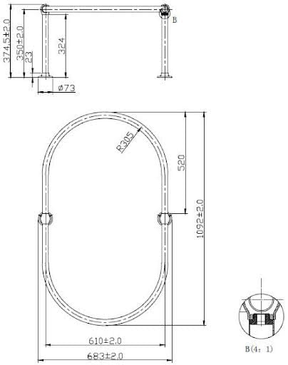 BC Designs Victrion Oval Shower Curtain Rail - Chrome Price Comparisons | Compare The Build