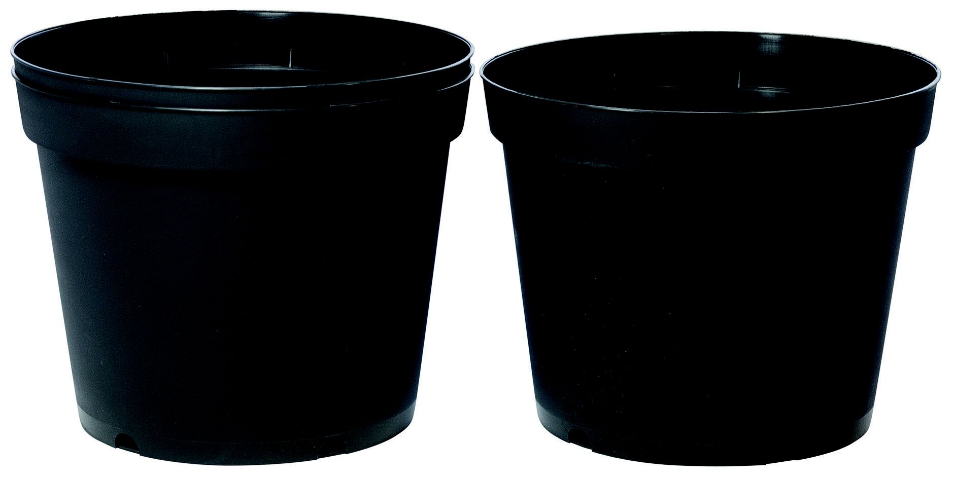 Verve Black Plastic Circular Grow Pot (Dia)23Cm, Pack Of 3 | Compare The Build