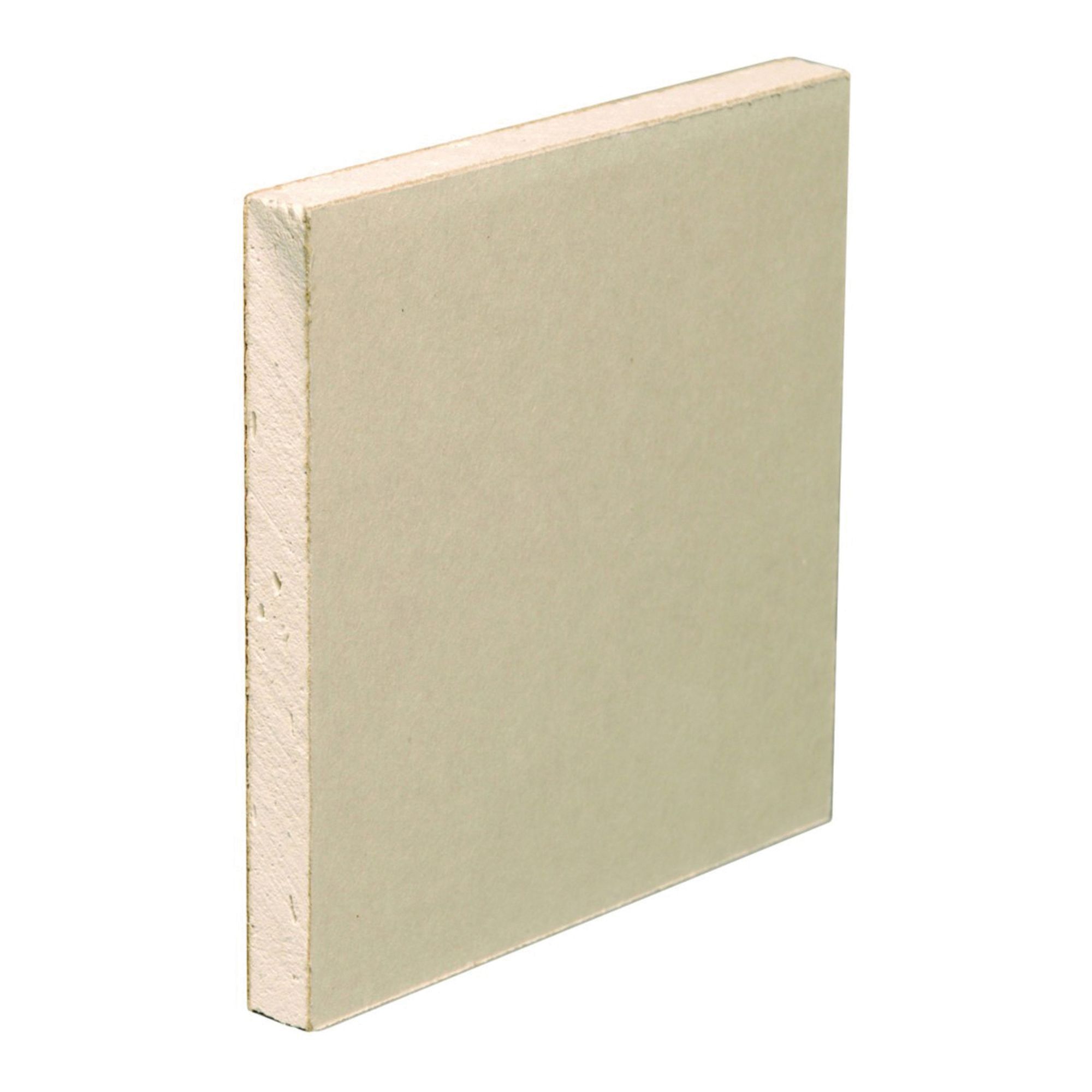 Handiboard Square edge Plasterboard, (L)1.22m (W)0.9m (T)9.5mm Price Comparisons | Compare The Build