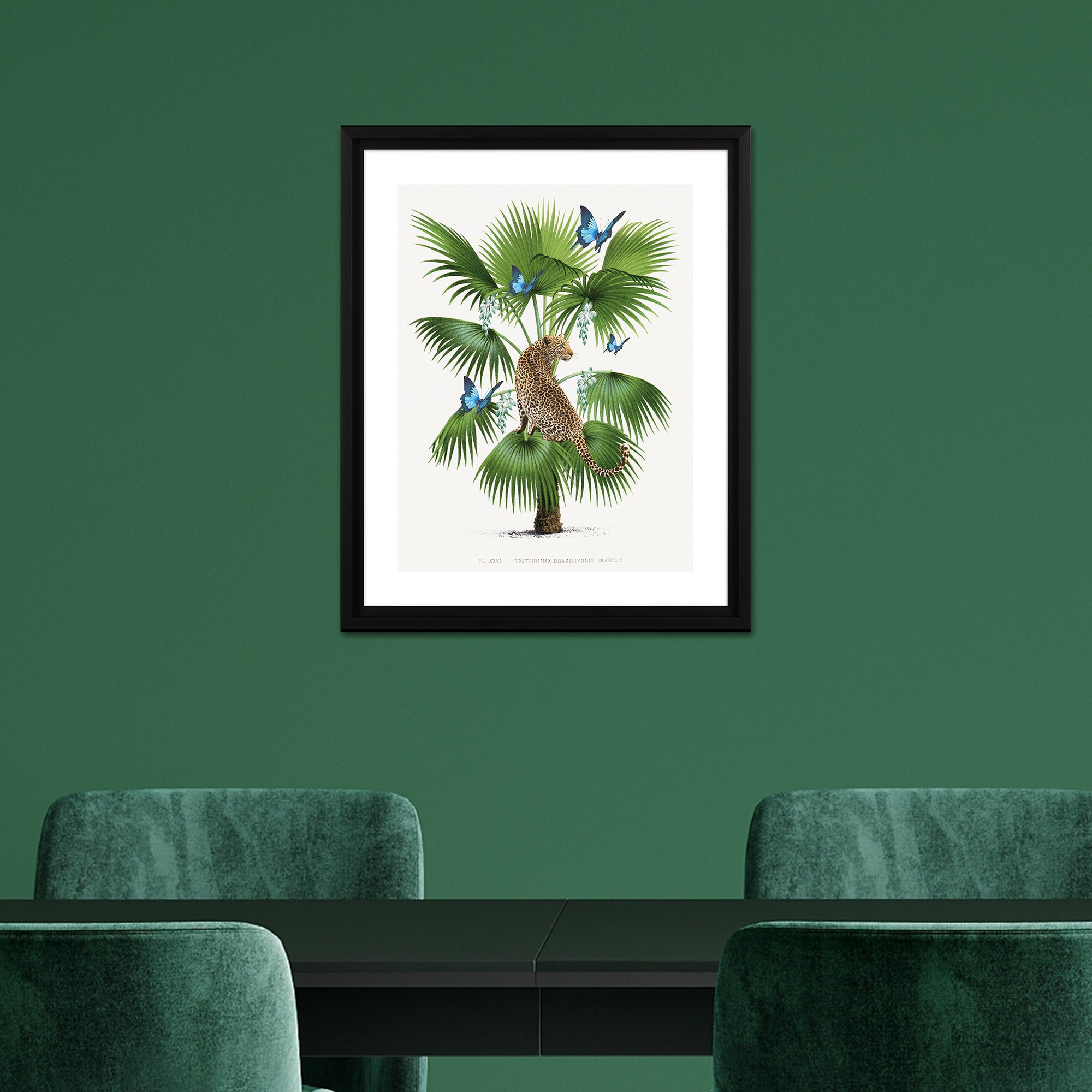 The Art Group Leopard Palm Framed Print Green Price Comparisons | Compare The Build