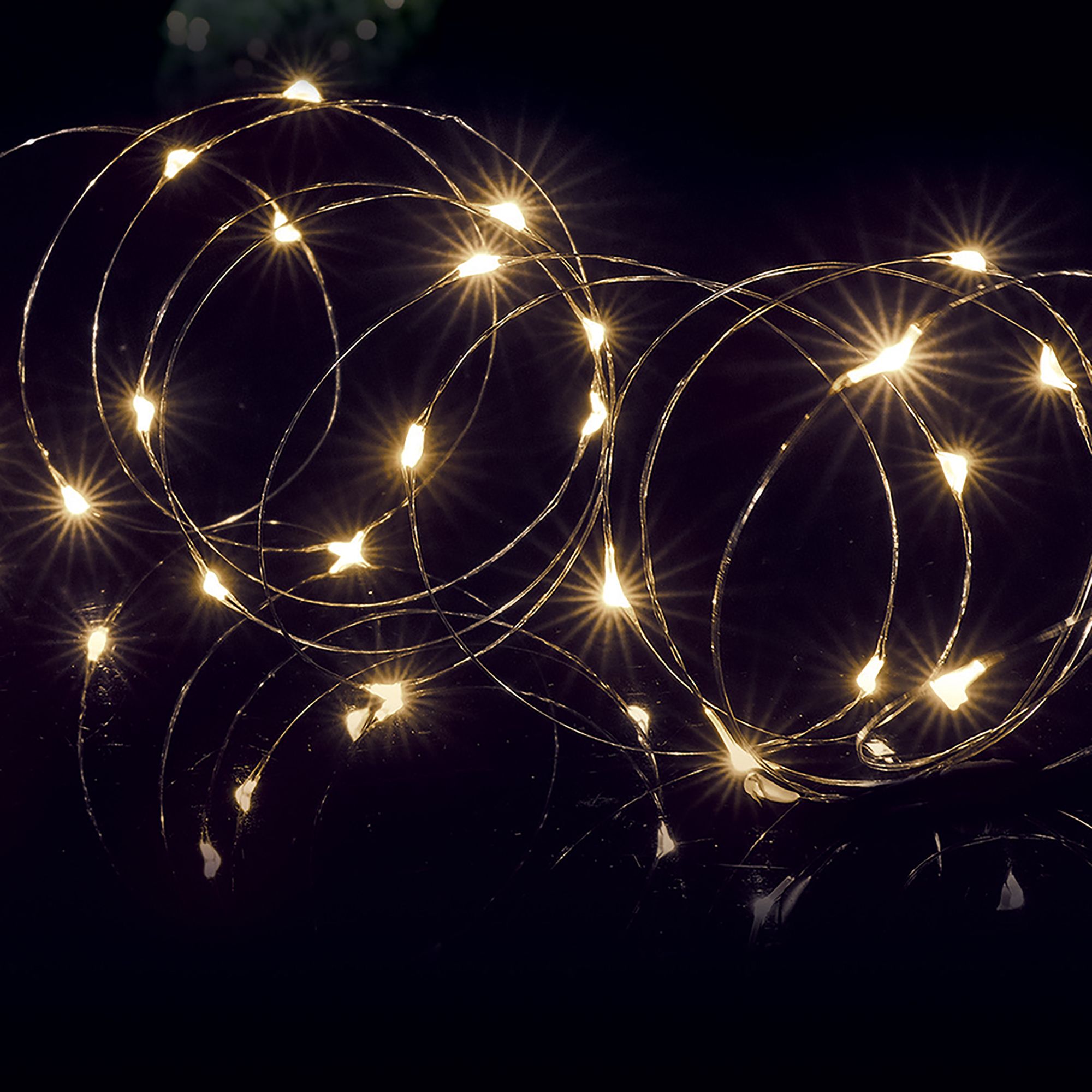 Premier Pin Wire Solar-Powered Warm White 200 Led Outdoor String Lights Price Comparisons | Compare The Build