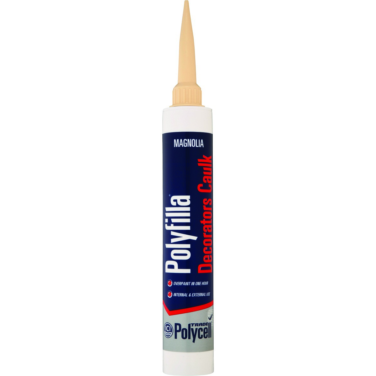 Polycell Trade Polyfilla Decorators Caulk Magnolia 380ml | Compare The Build