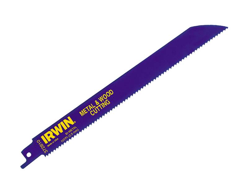 IRWIN® IRW10504141 Sabre Saw Blade 810R 200mm Metal & Wood Pack of 25 Price Comparisons | Compare The Build