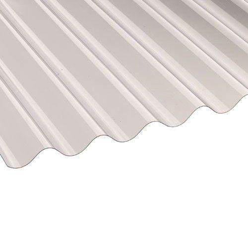 Vistalux PVC Corrugated Roof Sheets (Profile 3) 2.14m x 0.762m x 1.1mm Translucent 19006 Price Comparisons | Compare The Build