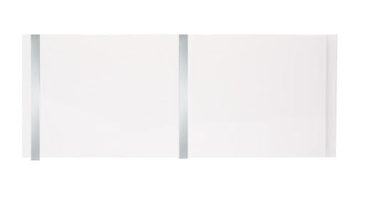 Starline Bathroom Ceiling Panels White & Chrome 250 x 4000mm Pack of 4 - 4m2 Price Comparisons | Compare The Build