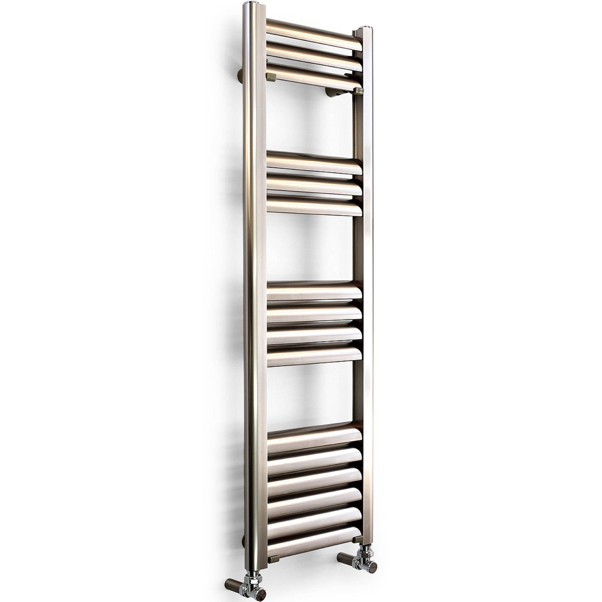 Accuro Korle Champagne Vertical Towel Warmer Brushed Aluminium (H)1000 mm (W)300 mm Price Comparisons | Compare The Build