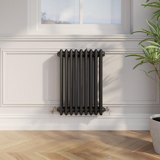 Park Lane Traditional Colosseum Triple Bar Column Radiator Black - 600 x 425mm Price Comparisons | Compare The Build