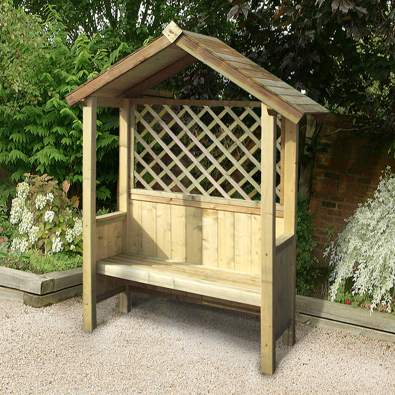 Pantheon Artemis Garden Arbour with Seat Price Comparisons | Compare The Build