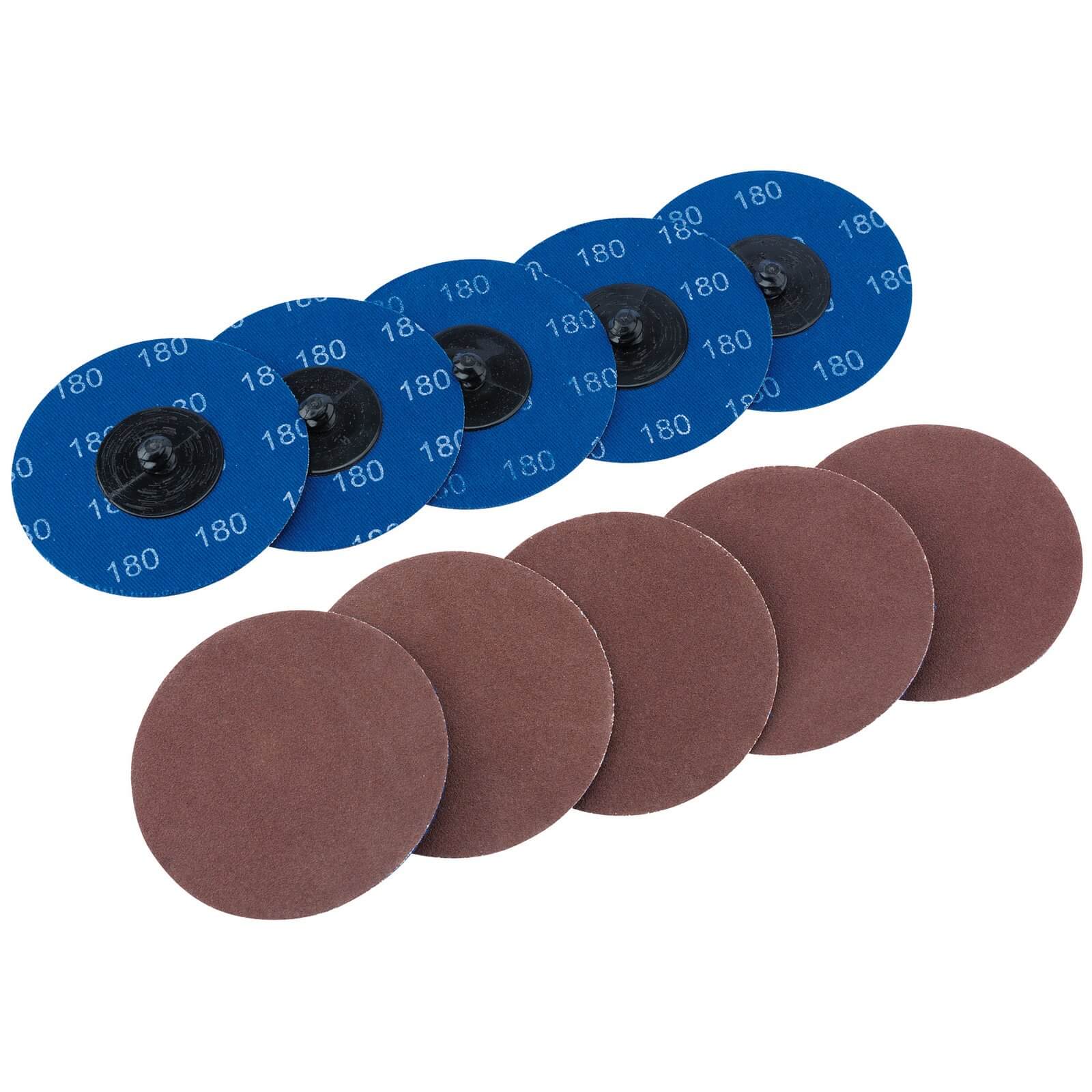 Draper 50mm Diameter Aluminium Oxide Sanding Disc 75mm 180g Pack of 10 Price Comparisons | Compare The Build