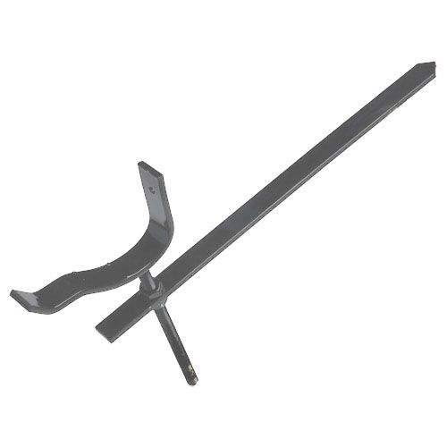 Cast Iron OG Guttering Rise &amp; Fall Bracket - 100mm Galvanised Galvanised Steel Hargreaves Foundry OG4043 Price Comparisons | Compare The Build