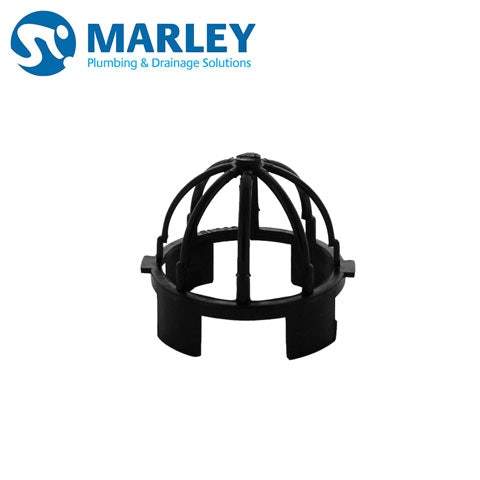 Marley 68mm Circular Leaf Guard - Black Plastic RV225B Price Comparisons | Compare The Build