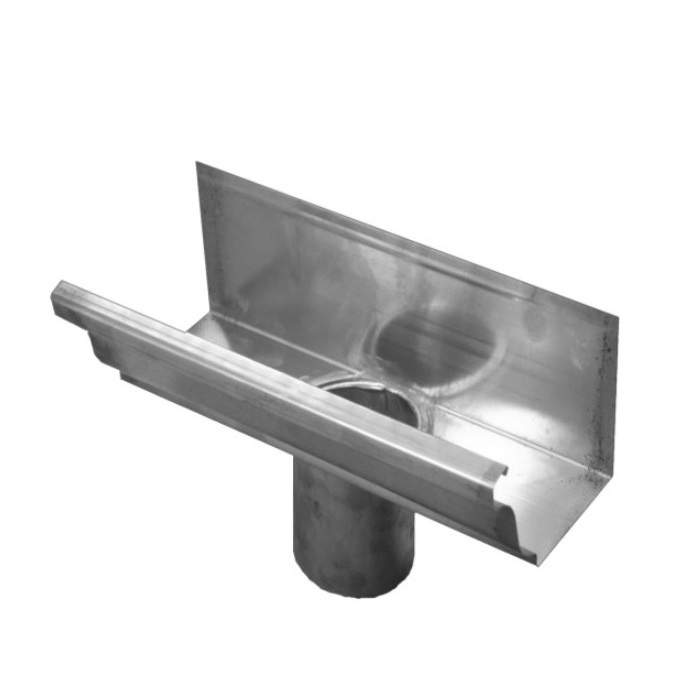 Zinc Gutta Running Outlet to 80mm Diameter - Standard Ogee Zinc Grey ZSOGO8 Price Comparisons | Compare The Build