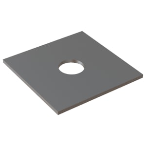 Square Plate Washer M12 50 x 50mm - Pack of 100 Price Comparisons | Compare The Build