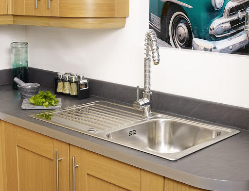 Reginox Centurio Integrated Stainless Steel Kitchen Sink - Single Bowl Price Comparisons | Compare The Build