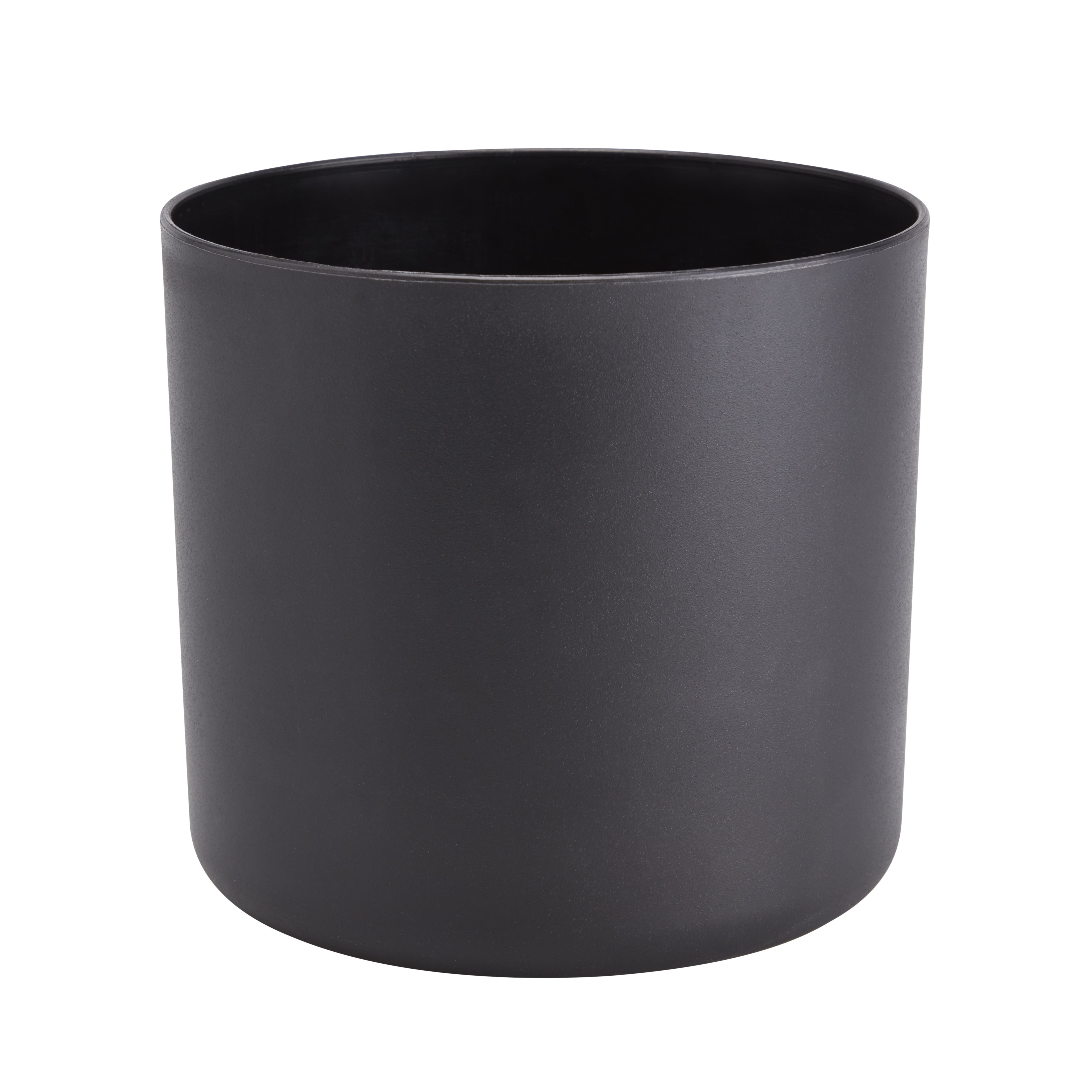 GoodHome Black Plastic Round Plant Pot (Dia)20.7Cm Price Comparisons | Compare The Build