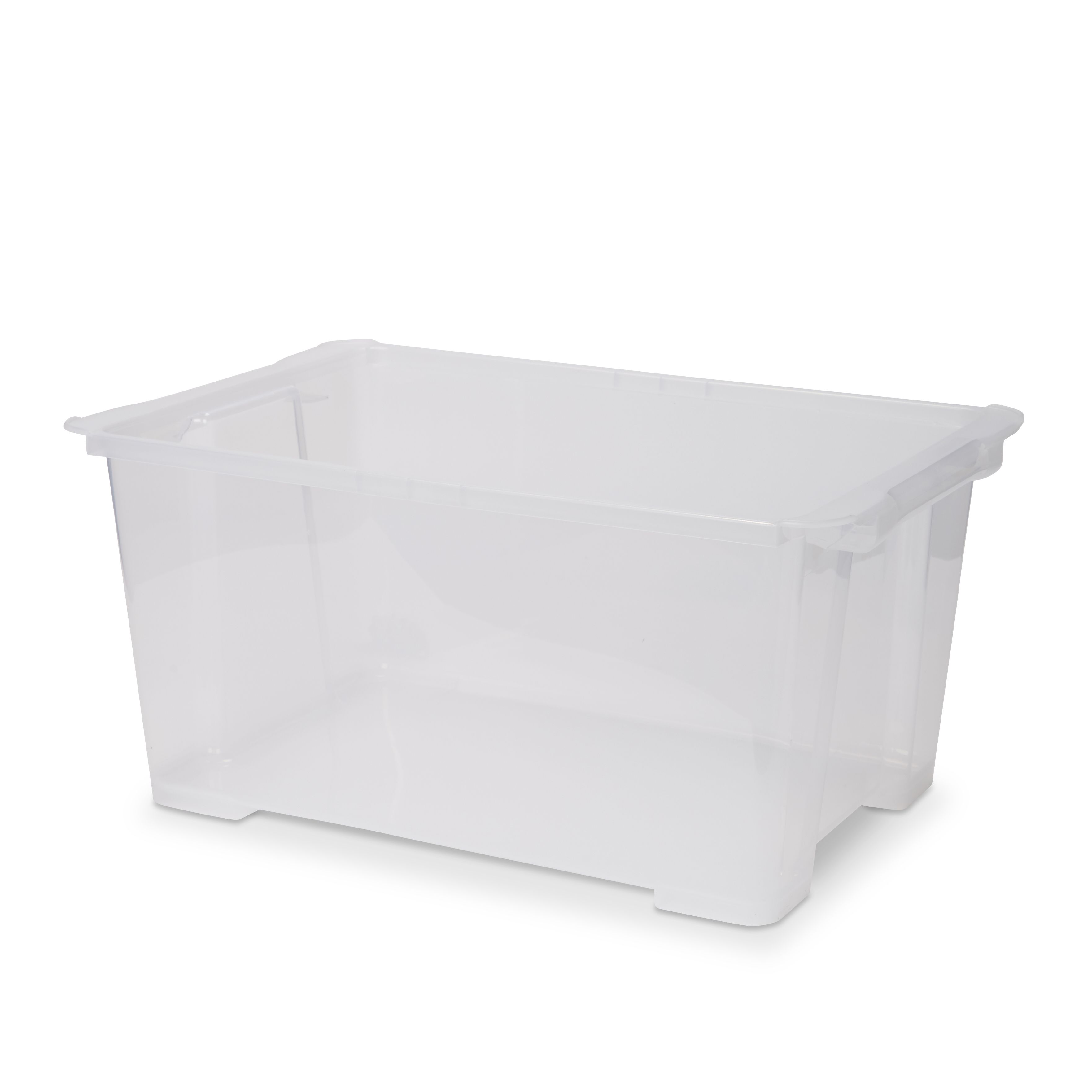 Form Kaze Clear 43L Polypropylene (Pp) Large Stackable Storage Box Price Comparisons | Compare The Build