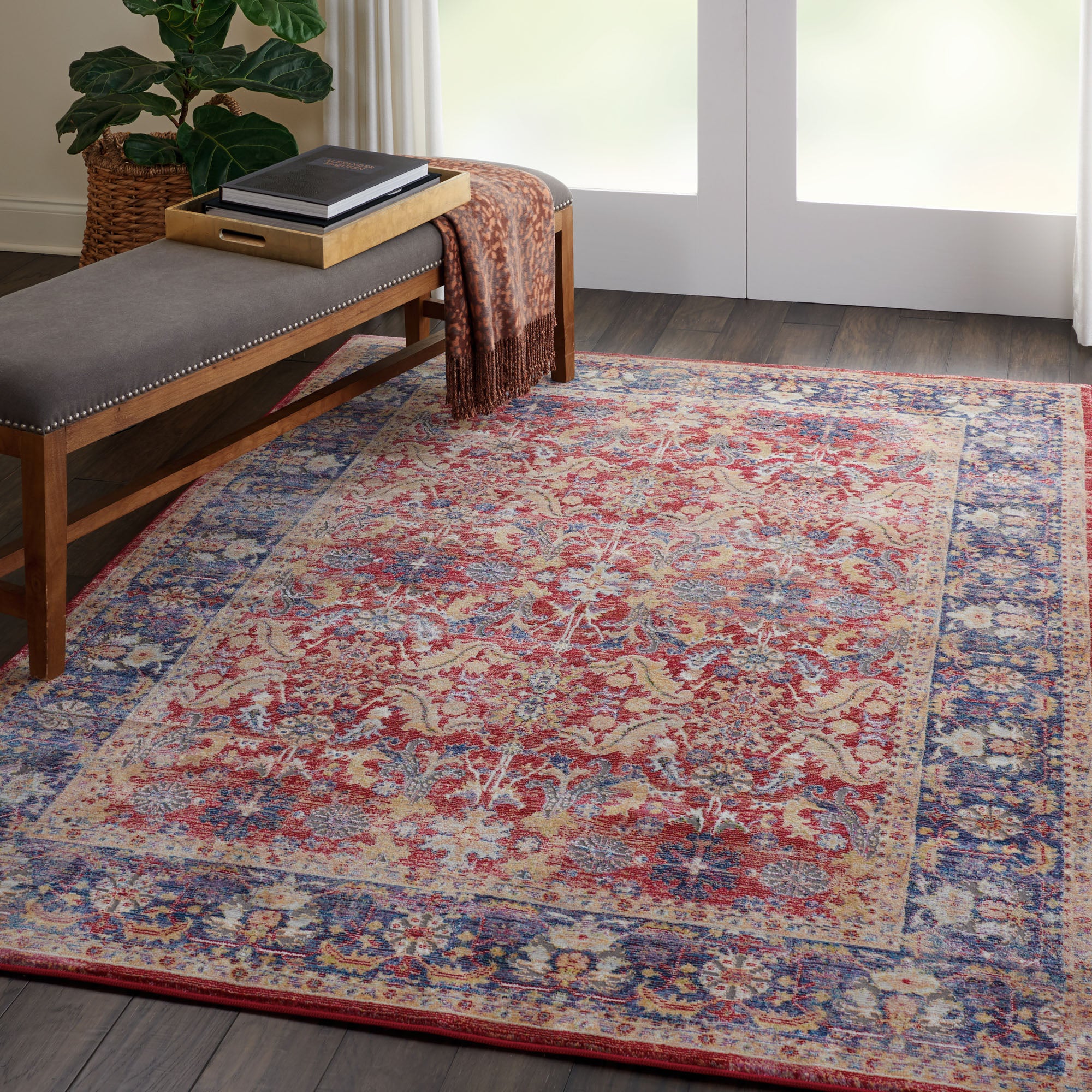 Ankara Global 2 Rug Red, Blue and Yellow Price Comparisons | Compare The Build