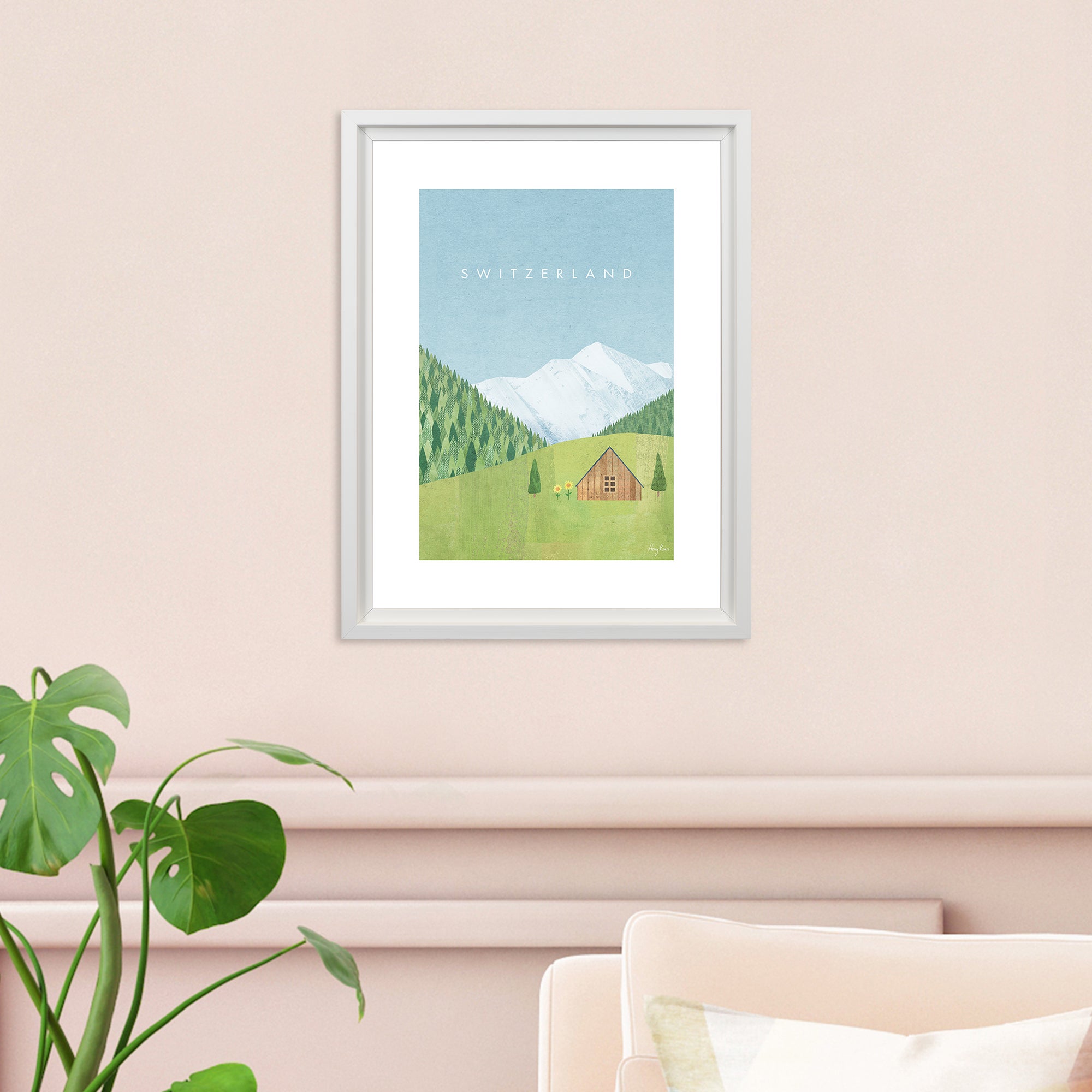 The Art Group Switzerland Framed Print MultiColoured Price Comparisons | Compare The Build