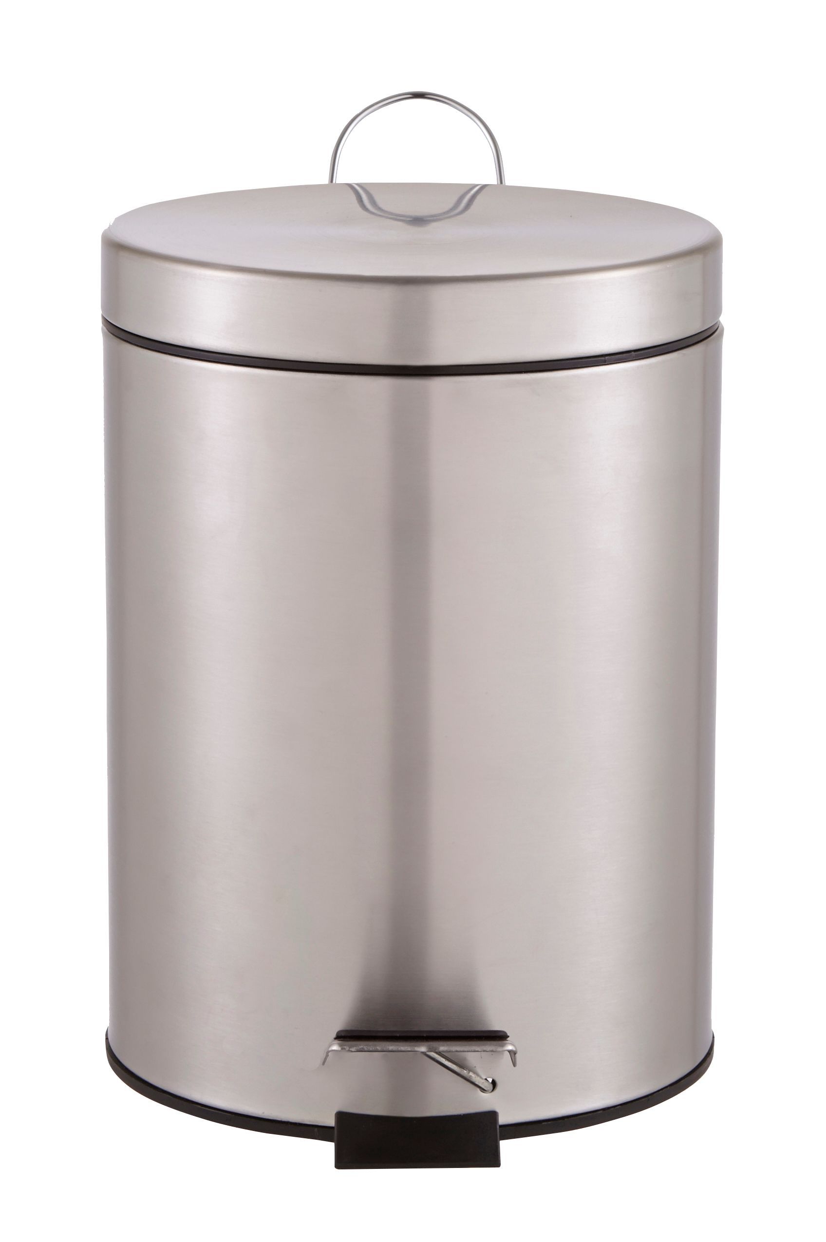 Cooke & Lewis Diani Metal Powder-Coated Stainless Steel Round Bathroom Pedal Bin, 5L Price Comparisons | Compare The Build